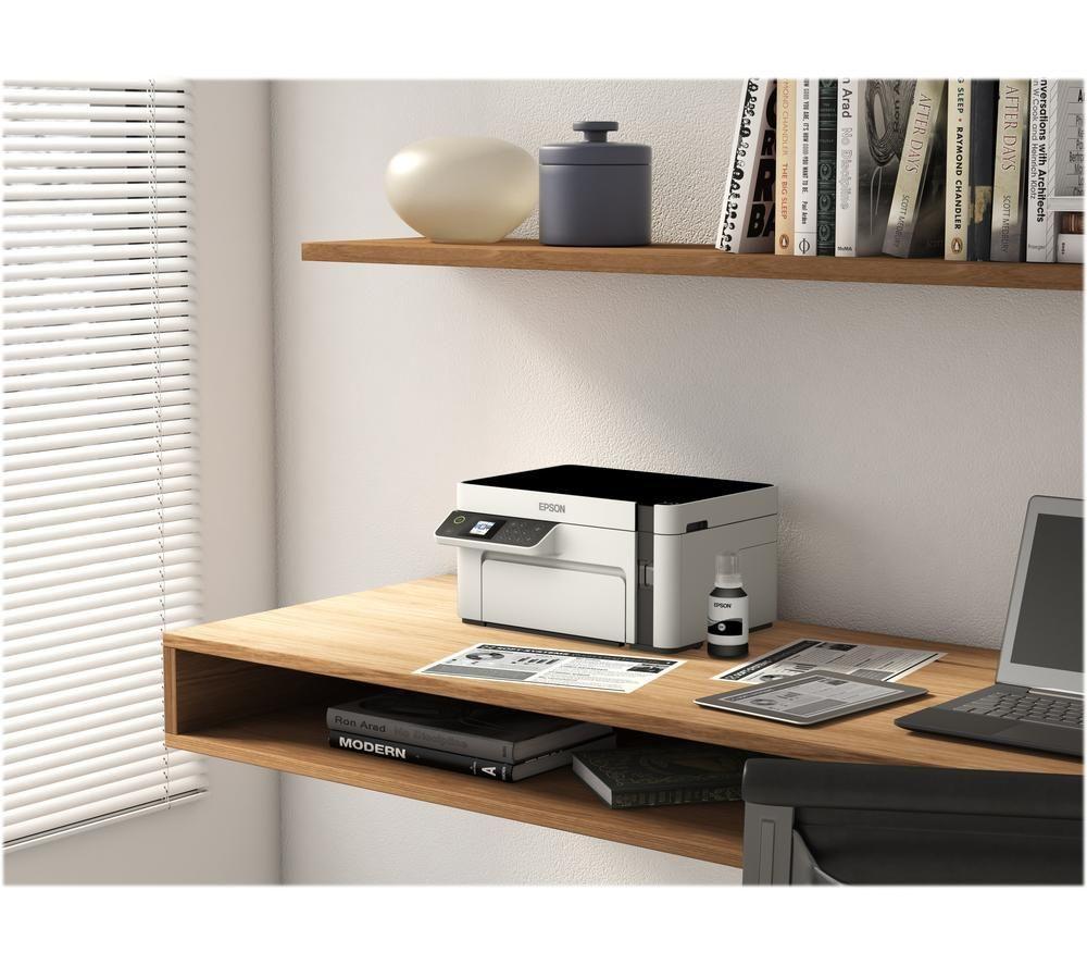 EPSON EcoTank ET-M2120 Monochrome All-in-One Wireless Inkjet Printer image number 9 of 18