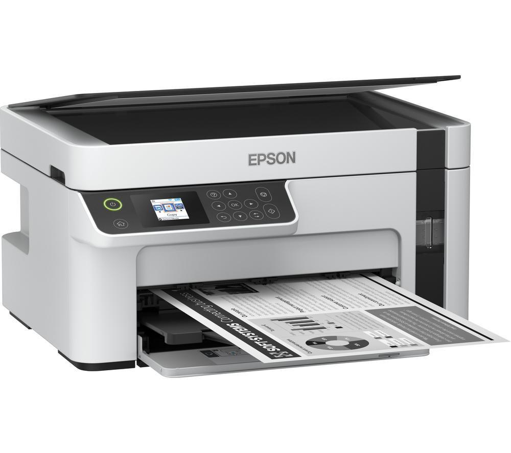 EPSON EcoTank ET-M2120 Monochrome All-in-One Wireless Inkjet Printer image number 12 of 18