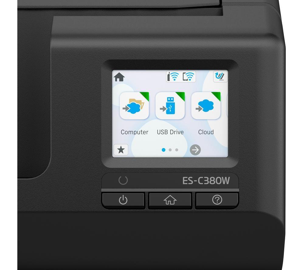 EPSON ES-C380W Document Scanner image number 6 of 12