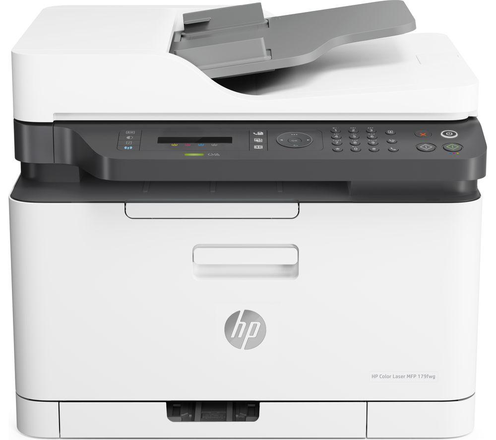 HP Laser 179fnw All-in-One Wireless Laser Printer with Fax, White