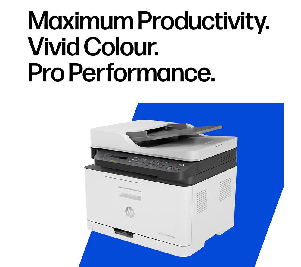 HP Laser 179fnw All-in-One Wireless Laser Printer with Fax image number 2 of 20