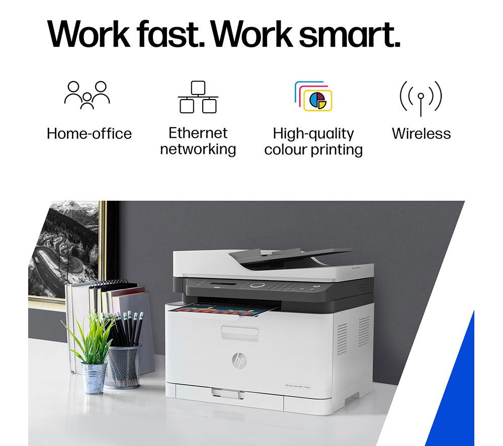 HP Laser 179fnw All-in-One Wireless Laser Printer with Fax image number 3 of 20