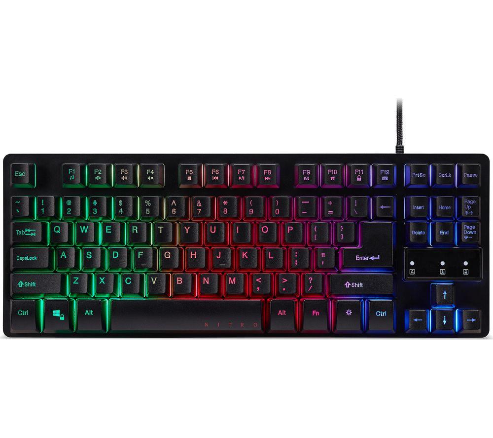 ACER Nitro TKL Gaming Keyboard - Black image number 2 of 7