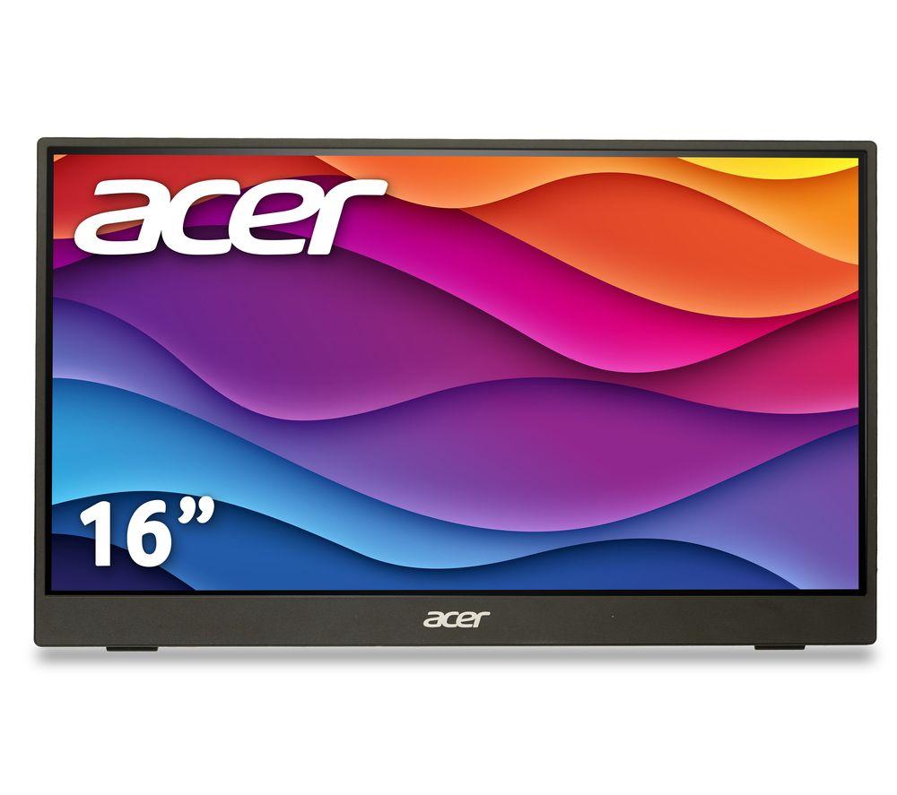 Image of ACER PM161QBbmiuux Full HD 15.6" IPS LED Portable Monitor - Black, Black