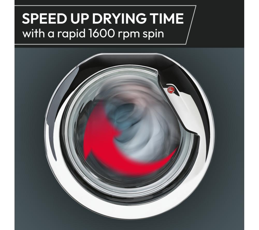 HOOVER H-Wash 350 H3WPS686TAMB6-80 WiFi-enabled 8 kg 1600rpm Washing Machine - White image number 5 of 8