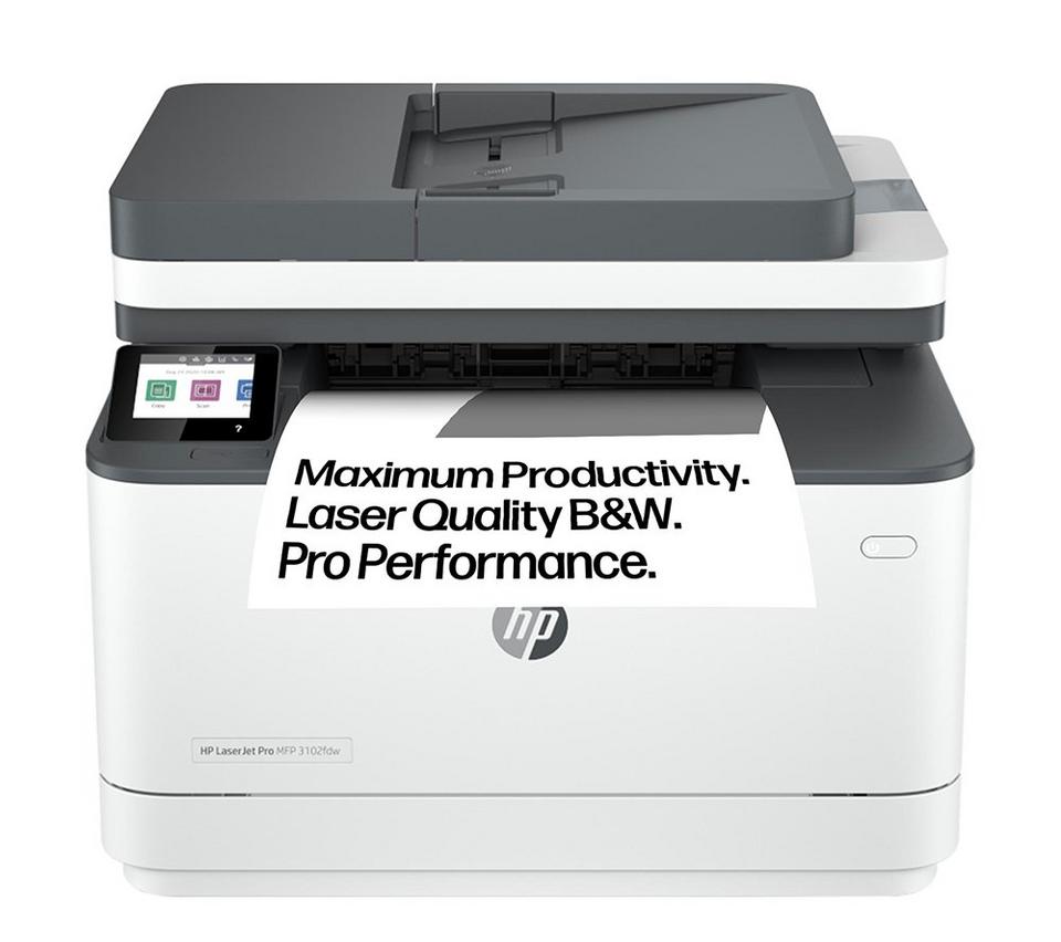 HP LaserJet Pro 3102FDW Mono All-in-One Wireless Printer \| Scan & Copy \| WiFi Printer