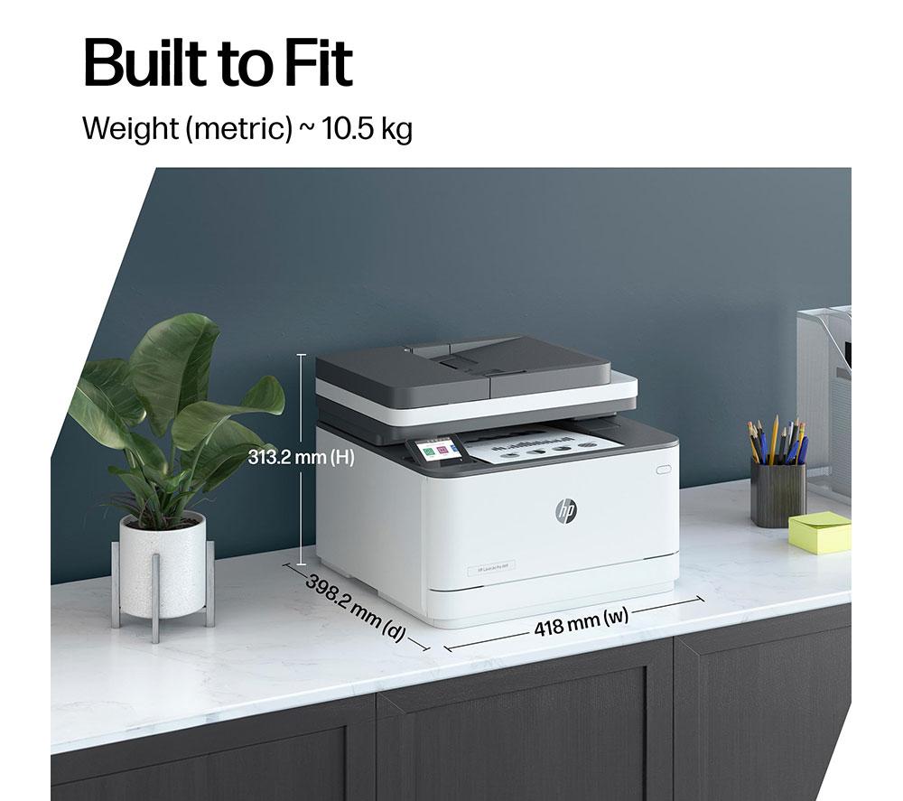 HP LaserJet Pro 3102FDW Monochrome All-in-One Wireless Laser Printer with Fax image number 8 of 18