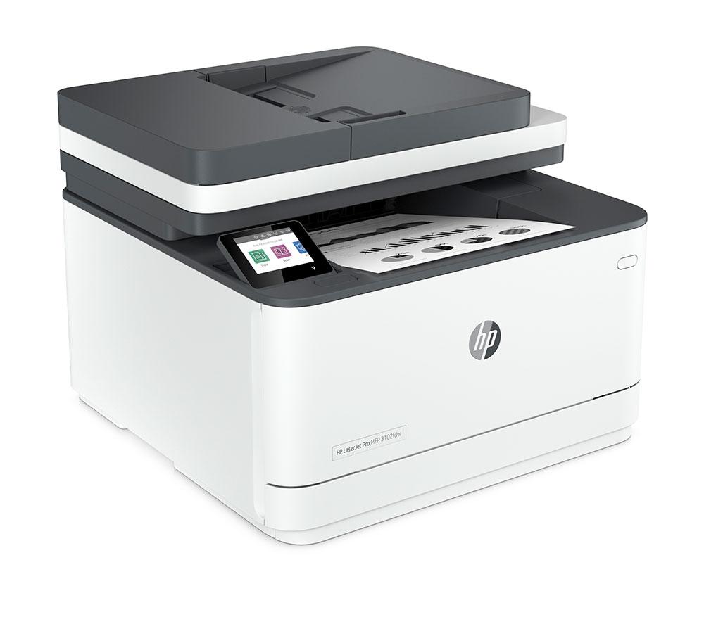 HP LaserJet Pro 3102FDW Monochrome All-in-One Wireless Laser Printer with Fax image number 17 of 18