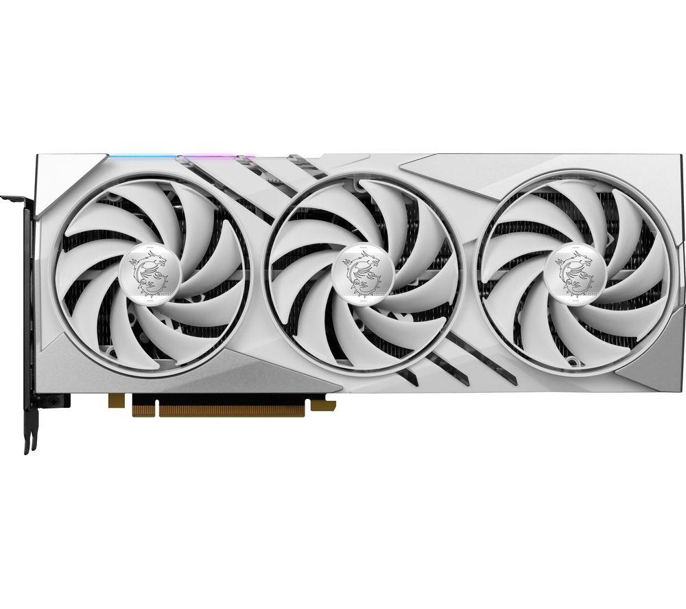 MSI GeForce RTX 4070 Ti SUPER 16 GB GAMING X SLIM Graphics Card - White