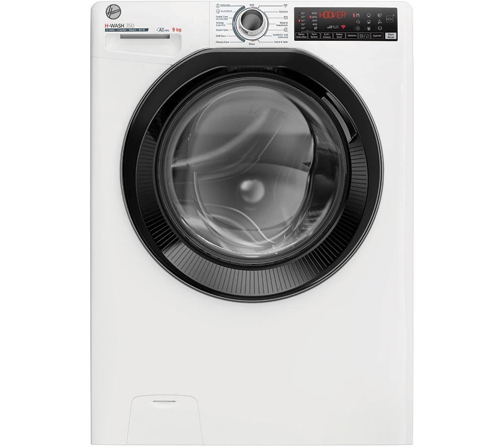 HOOVER H-Wash 350 H3WPS696TAMB6-80 WiFi-enabled 9kg 1600rpm Washing Machine - White, White