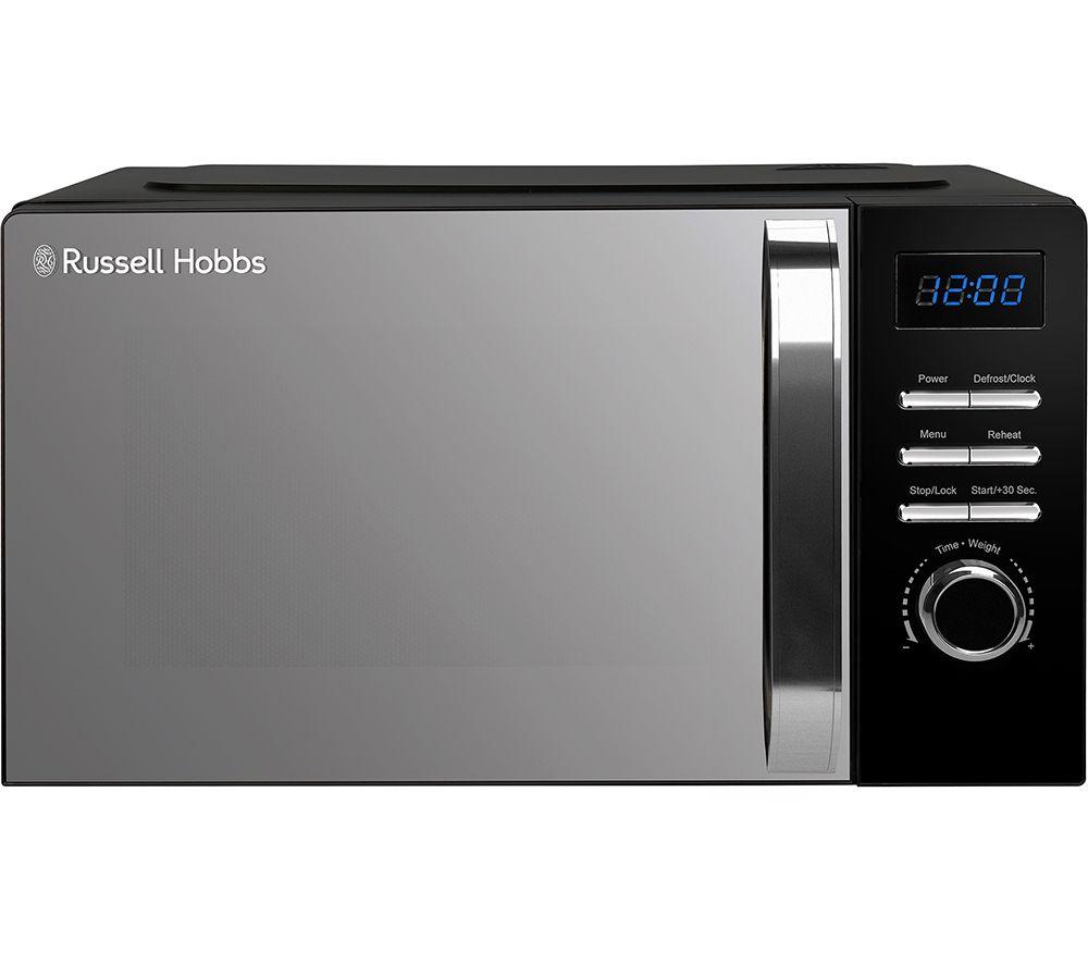 RUSSELL HOBBS RHMD830MB Compact Solo Microwave - Black, Black