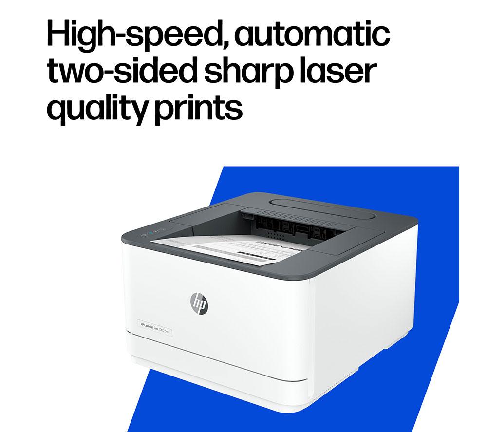 HP LaserJet Pro 3002DW Monochrome Wireless Laser Printer image number 2 of 18