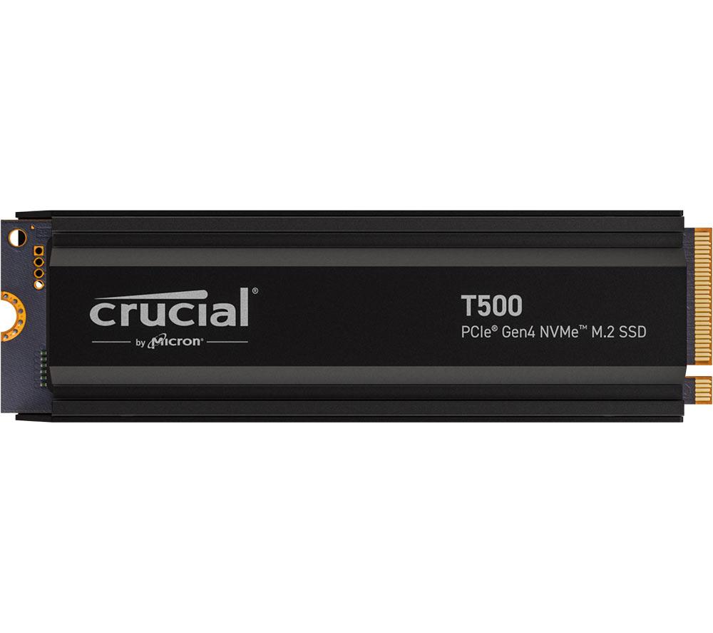 Image of CRUCIAL T500 M.2 Internal SSD - 2 TB, Black