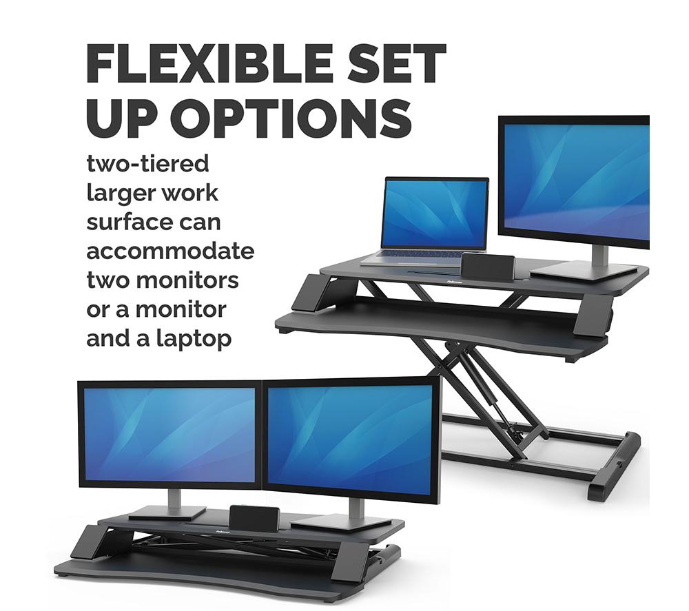 FELLOWES Corsivo Standing Desk Converter image number 5 of 7
