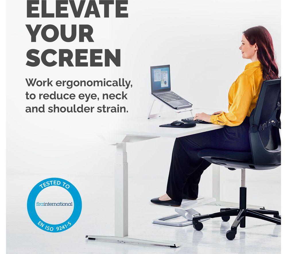 FELLOWES I-Spire Series Quick Lift Laptop Stand - White image number 2 of 7