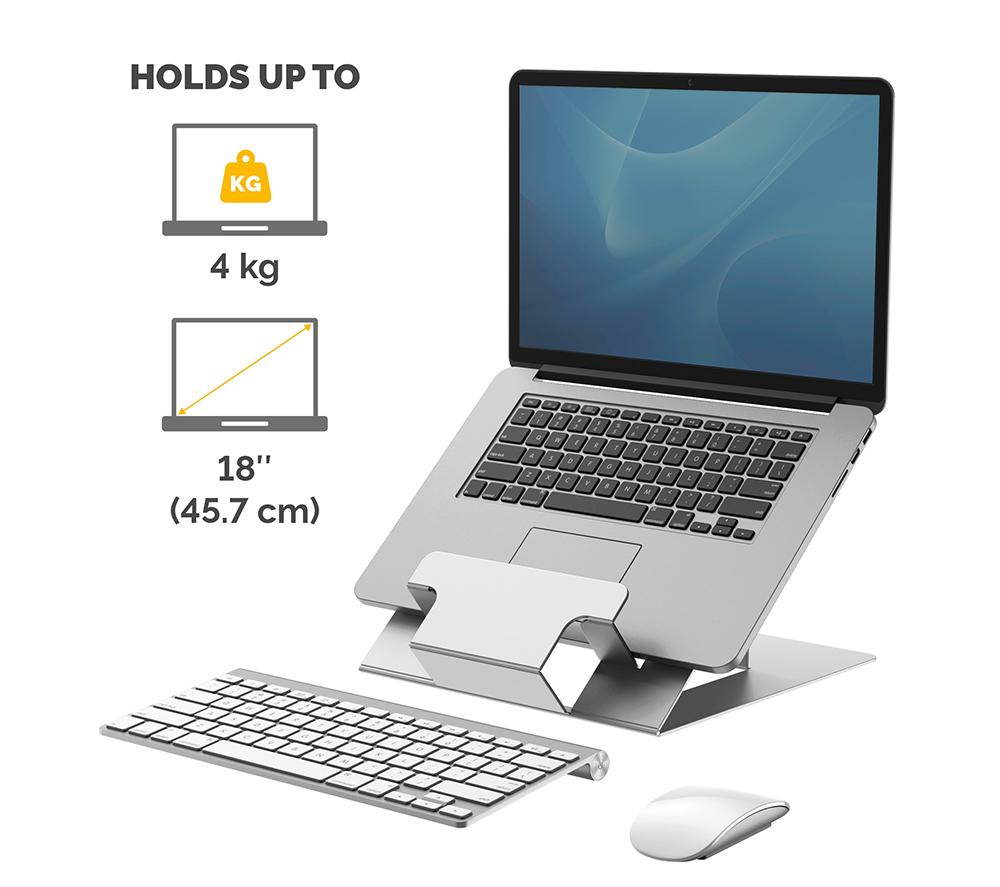 FELLOWES Hylyft Laptop Stand - Silver image number 3 of 8