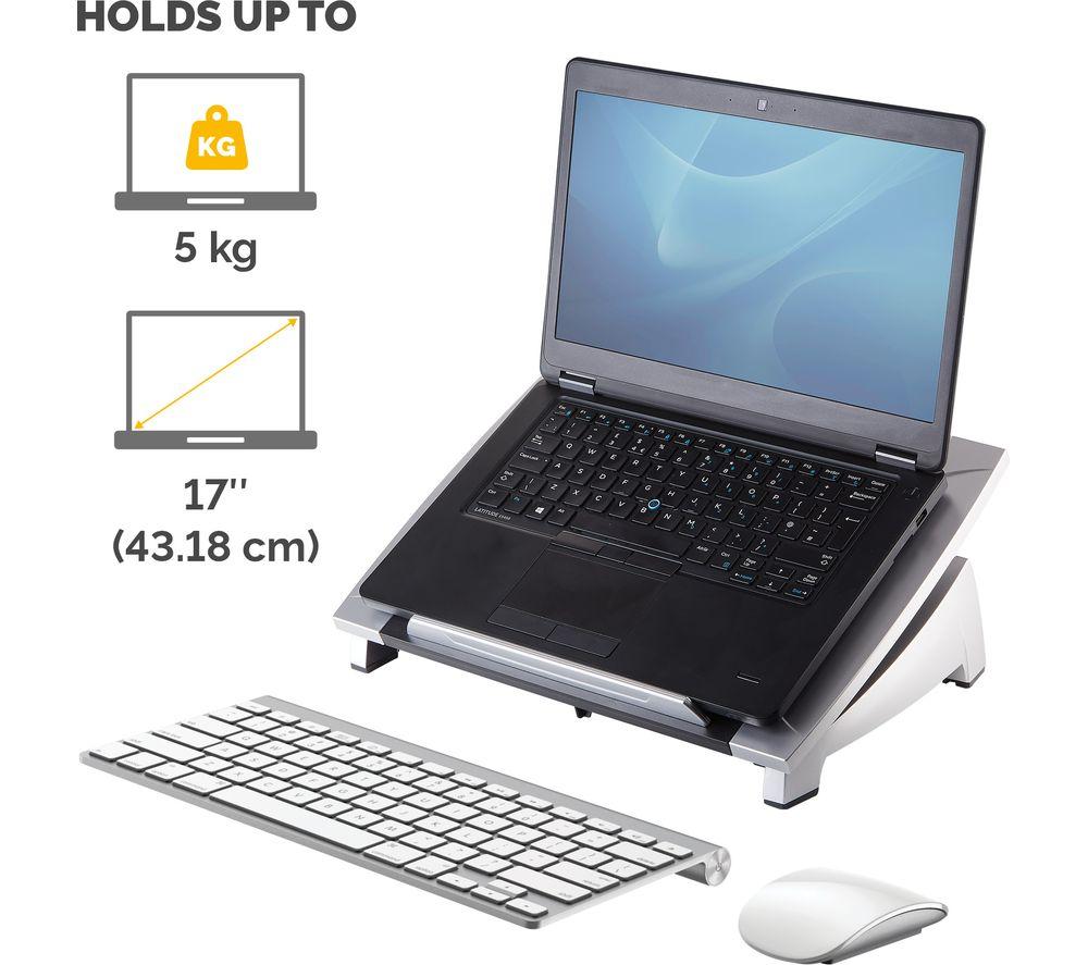 FELLOWES Office Suites Laptop Stand - Sliver & Black image number 3 of 6