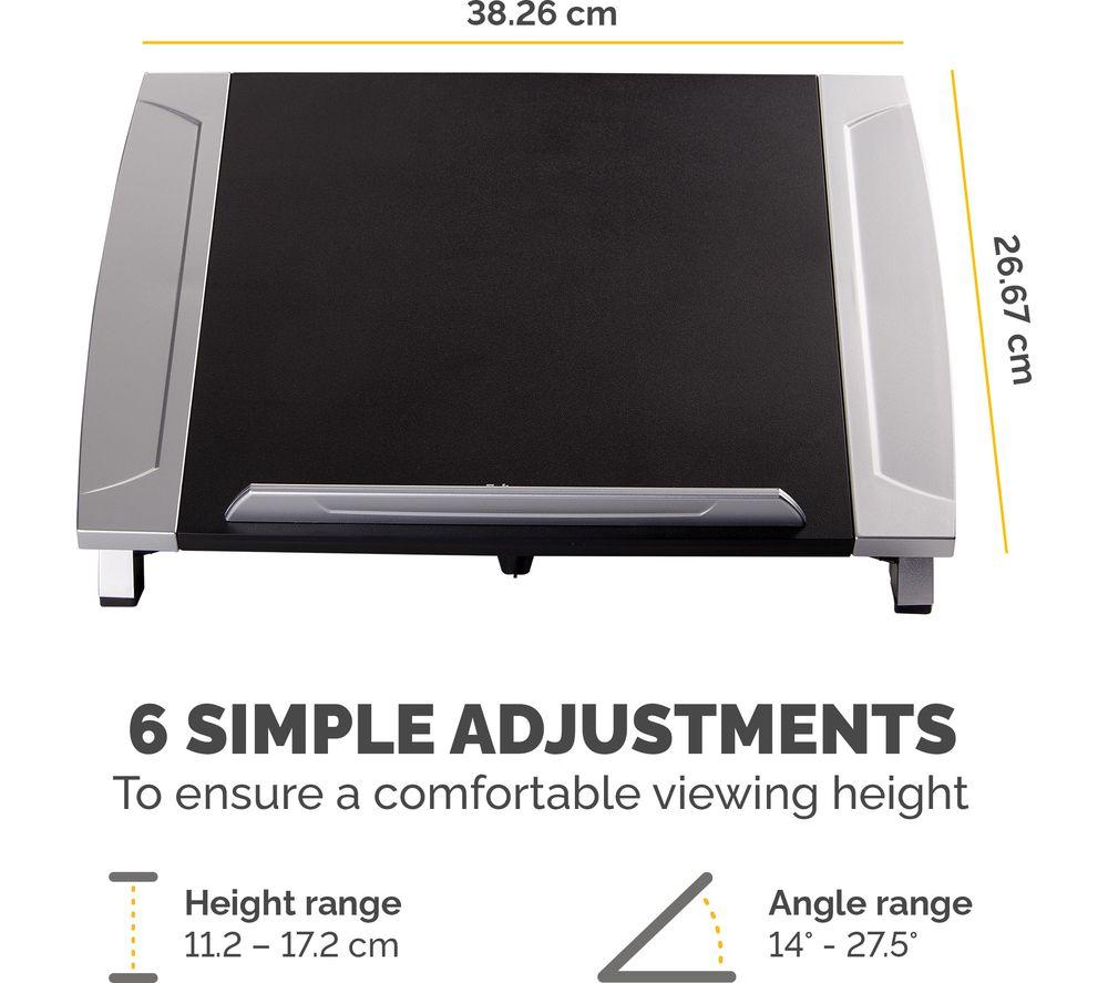 FELLOWES Office Suites Laptop Stand - Sliver & Black image number 4 of 6
