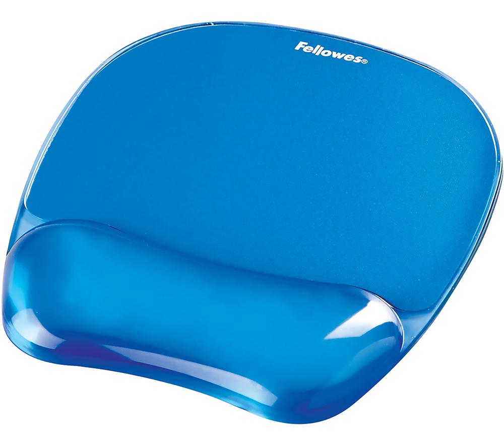 Fellowes Crystal Gel Mouse Mat - Blue
