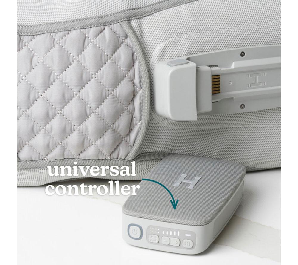 HOMEDICS Knee Compression Massage Sleeve - Grey image number 4 of 8