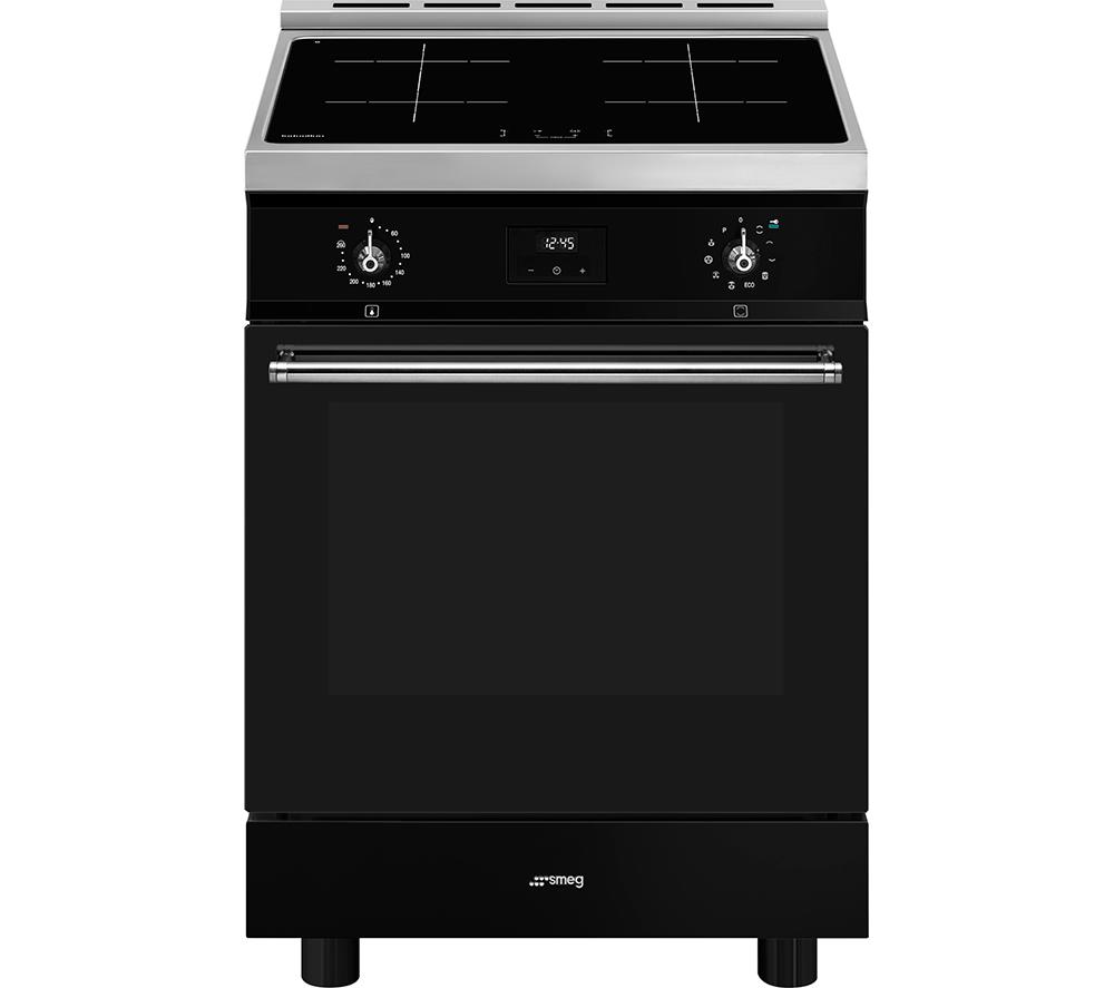 SMEG Concert C6IPBLT2 60 cm Electric Induction Cooker - Black & Stainless Steel, Stainless Steel