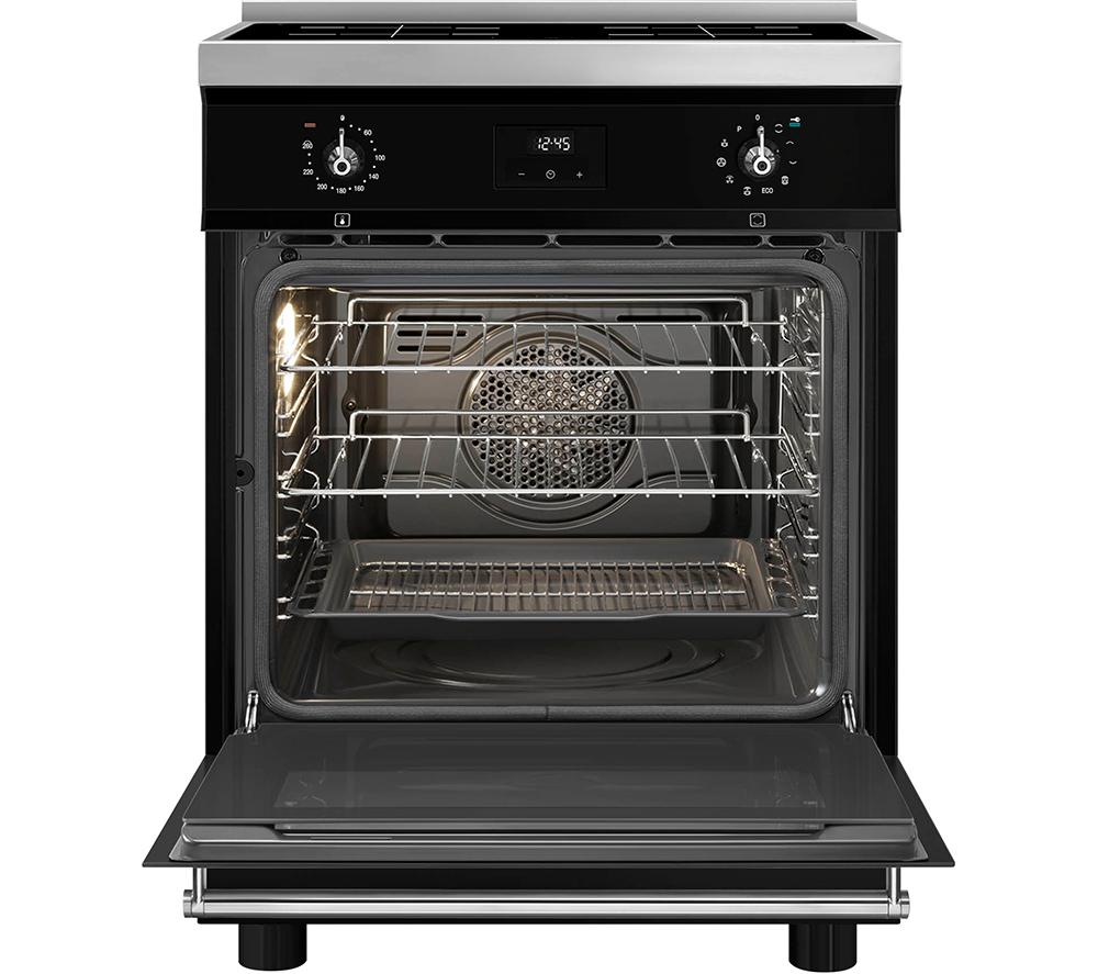 SMEG Concert C6IPBLT2 60 cm Electric Induction Pyrolytic Cooker - Black & Stainless Steel image number 2 of 5
