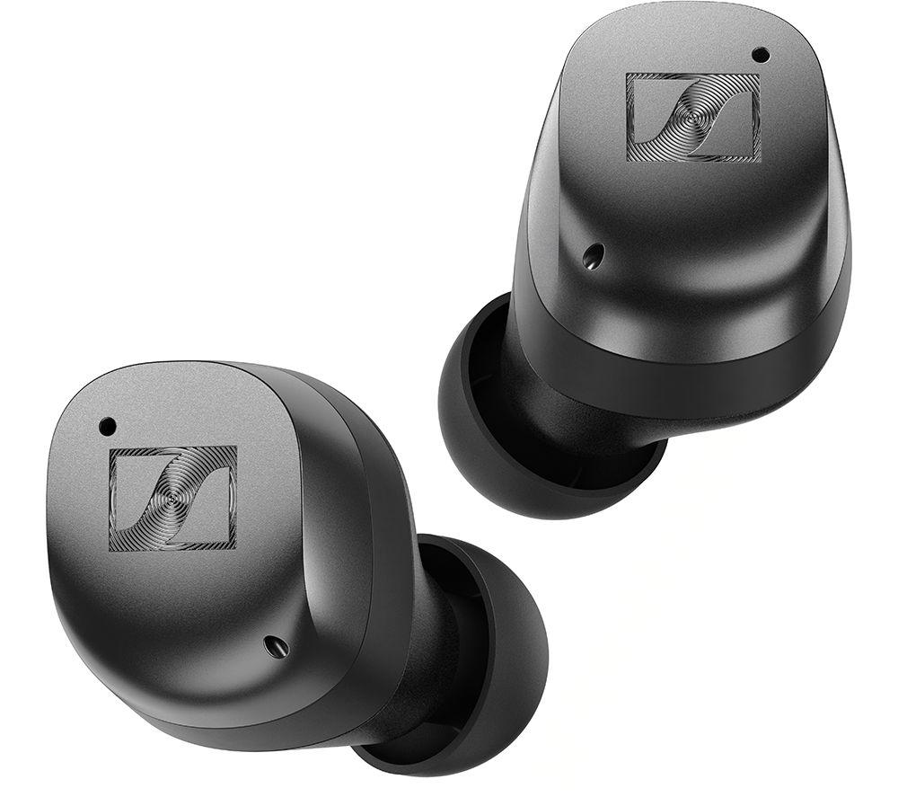 SENNHEISER Momentum MTW4 Wireless Bluetooth Noise-Cancelling Sports Earbuds - Black & Graphite, Blac