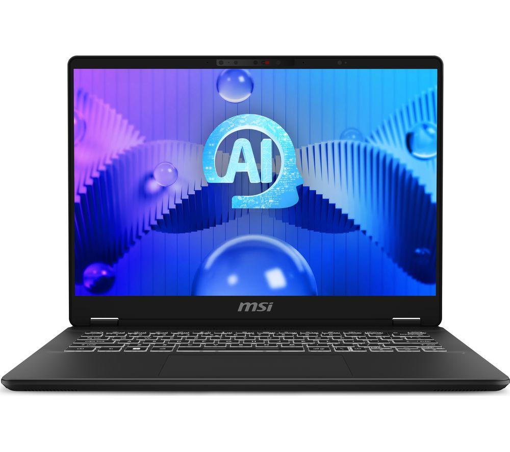 MSI Prestige 14 AI Evo 14 Laptop - IntelCore? Ultra 7, 1 TB SSD, Silver, Silver/Grey