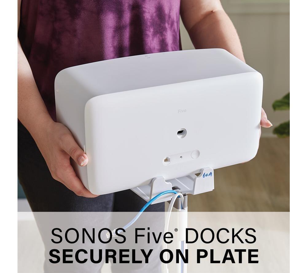 SANUS WSS52-W2 Sonos Play 5 Speaker Stand - White image number 3 of 6