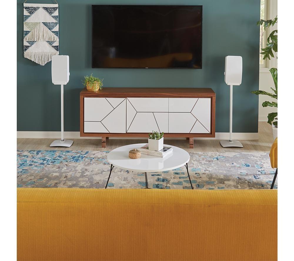 SANUS WSS52-W2 Sonos Play 5 Speaker Stand - White image number 6 of 6