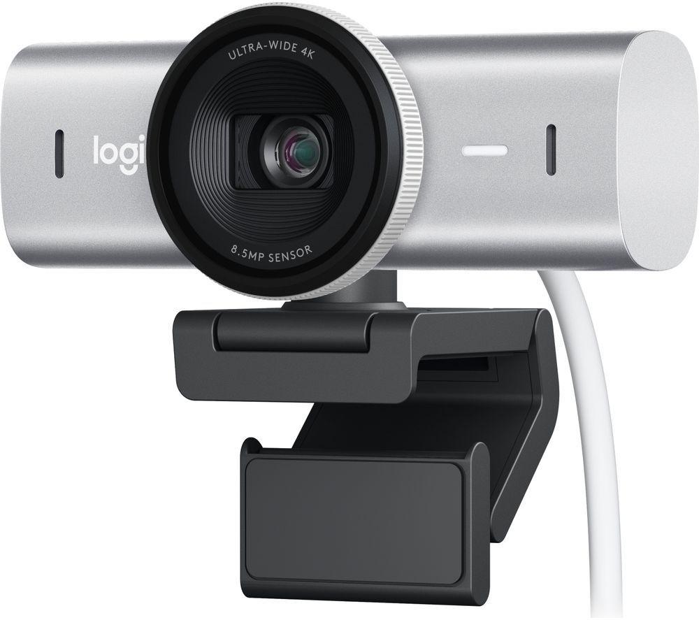 LOGITECH MX Brio 4K Ultra HD Webcam - Pale Grey