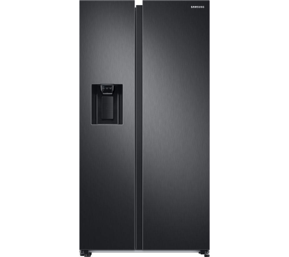 SAMSUNG Series 7 SpaceMax RS68CG883DB1EU American-Style Smart Fridge Freezer - Black, Black