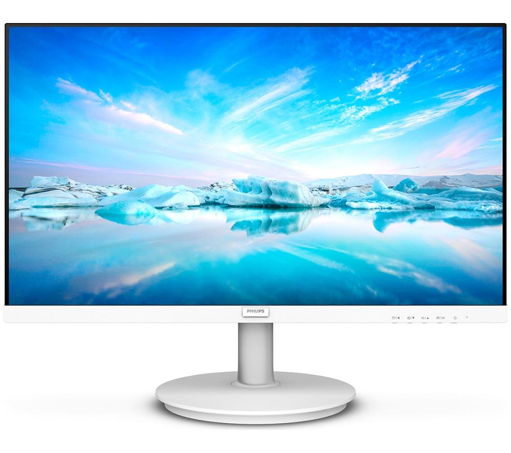 PHILIPS 271V8AW Full HD 27" LCD Monitor - White image number 2 of 9