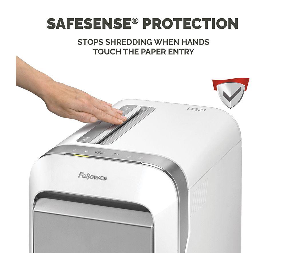 FELLOWES Powershred LX221 Micro Cut Paper Shredder image number 5 of 9