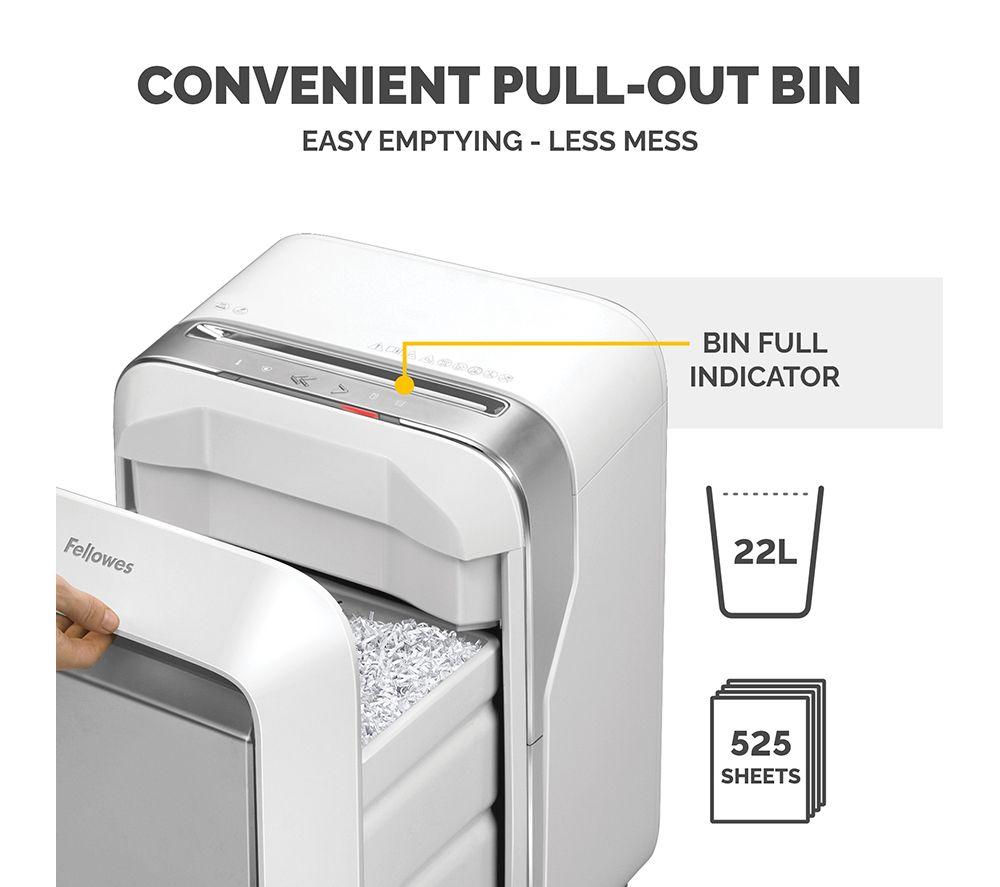 FELLOWES Powershred LX201 Micro Cut Paper Shredder image number 8 of 9