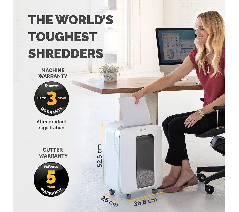FELLOWES Powershred LX201 Micro Cut Paper Shredder image number 9 of 9