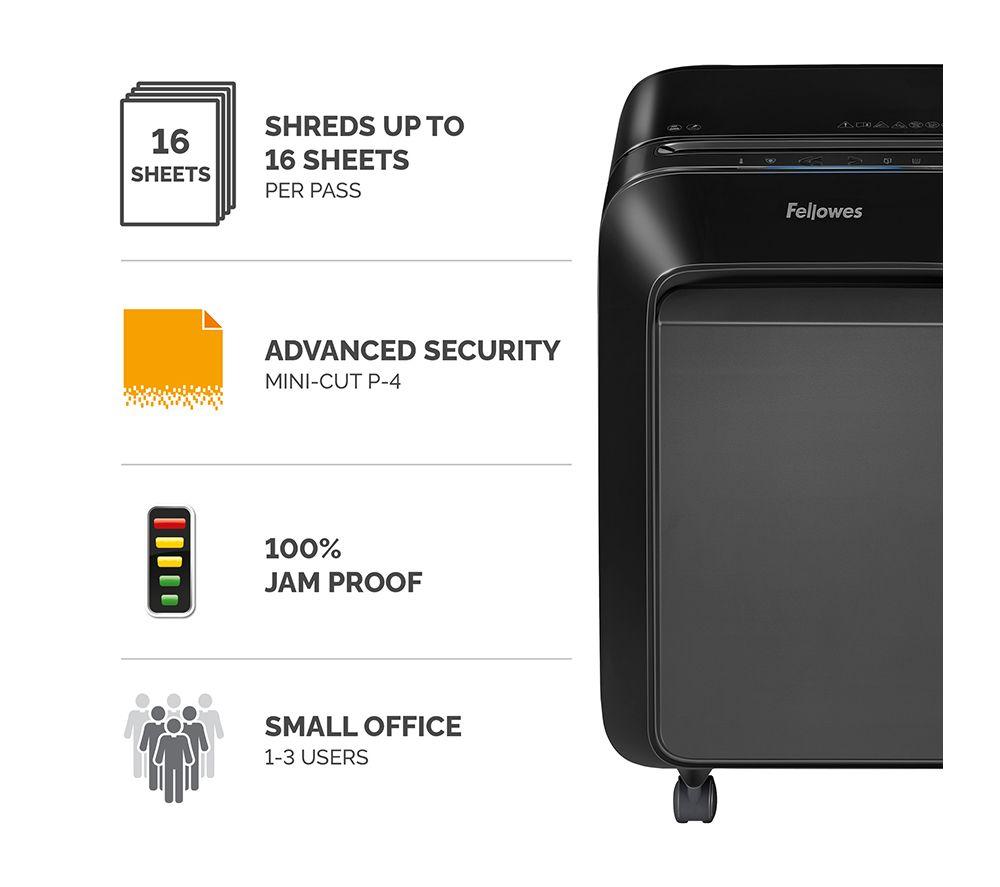 FELLOWES LX210 Mini Cut Paper Shredder image number 2 of 9