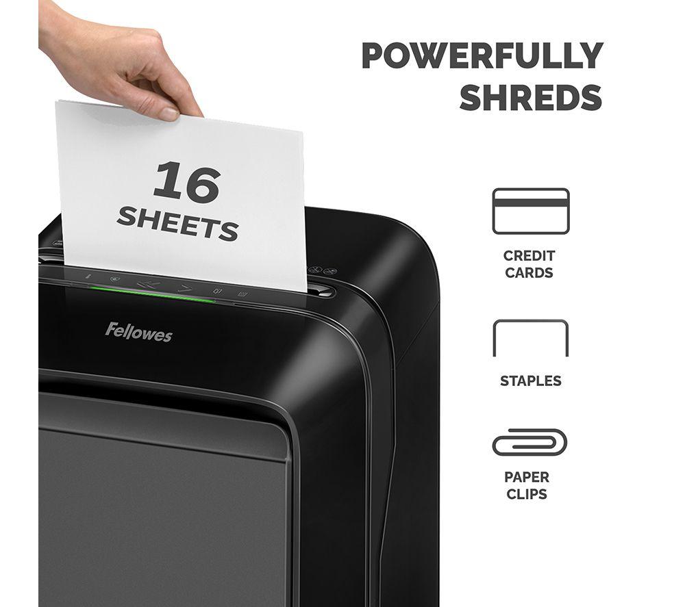 FELLOWES LX210 Mini Cut Paper Shredder image number 3 of 9