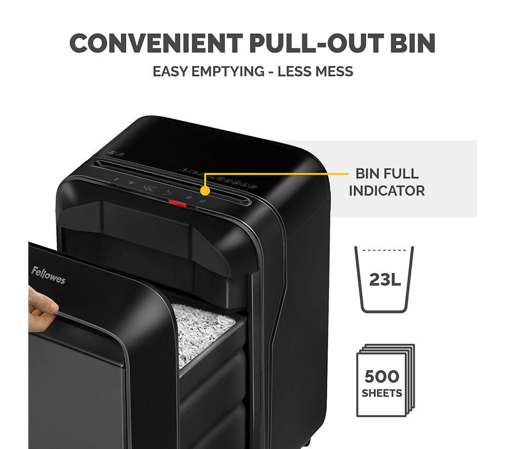 FELLOWES LX210 Mini Cut Paper Shredder image number 8 of 9