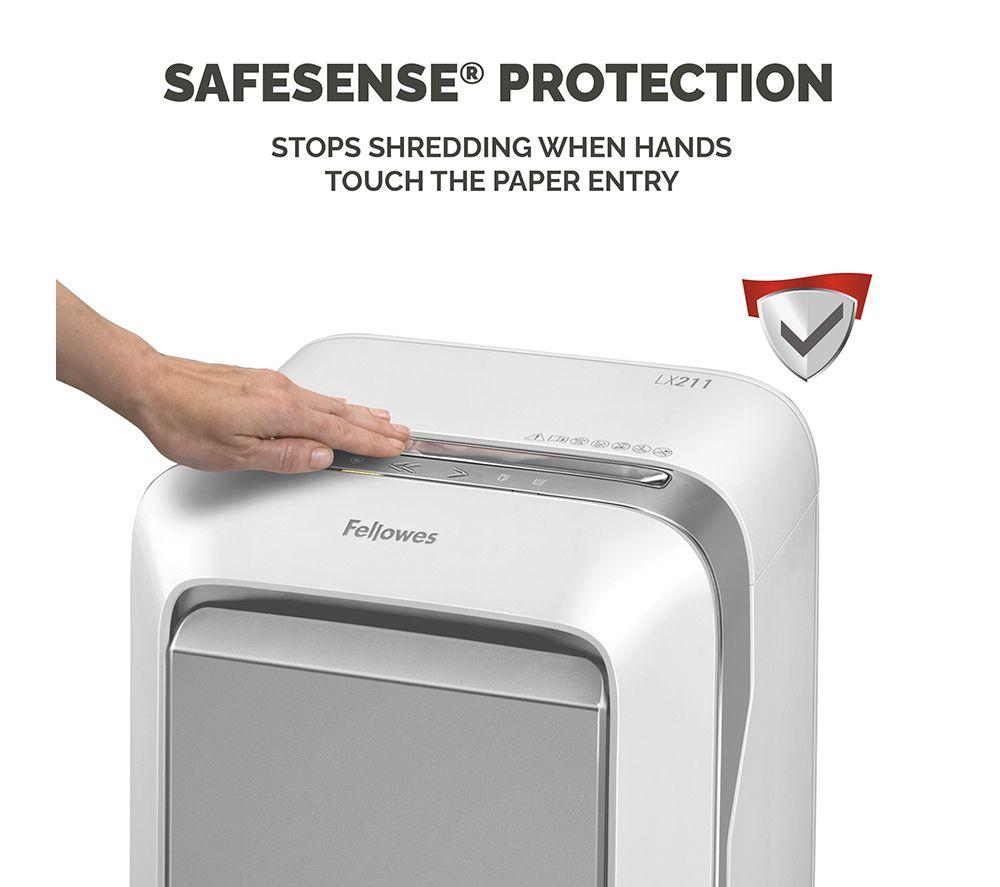 FELLOWES Powershred LX211 Micro Cut Paper Shredder image number 5 of 9