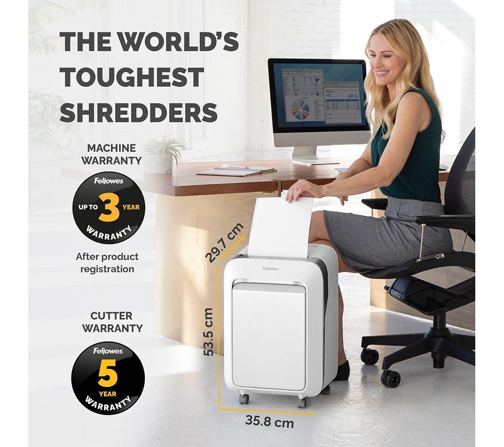 FELLOWES Powershred LX211 Micro Cut Paper Shredder image number 9 of 9