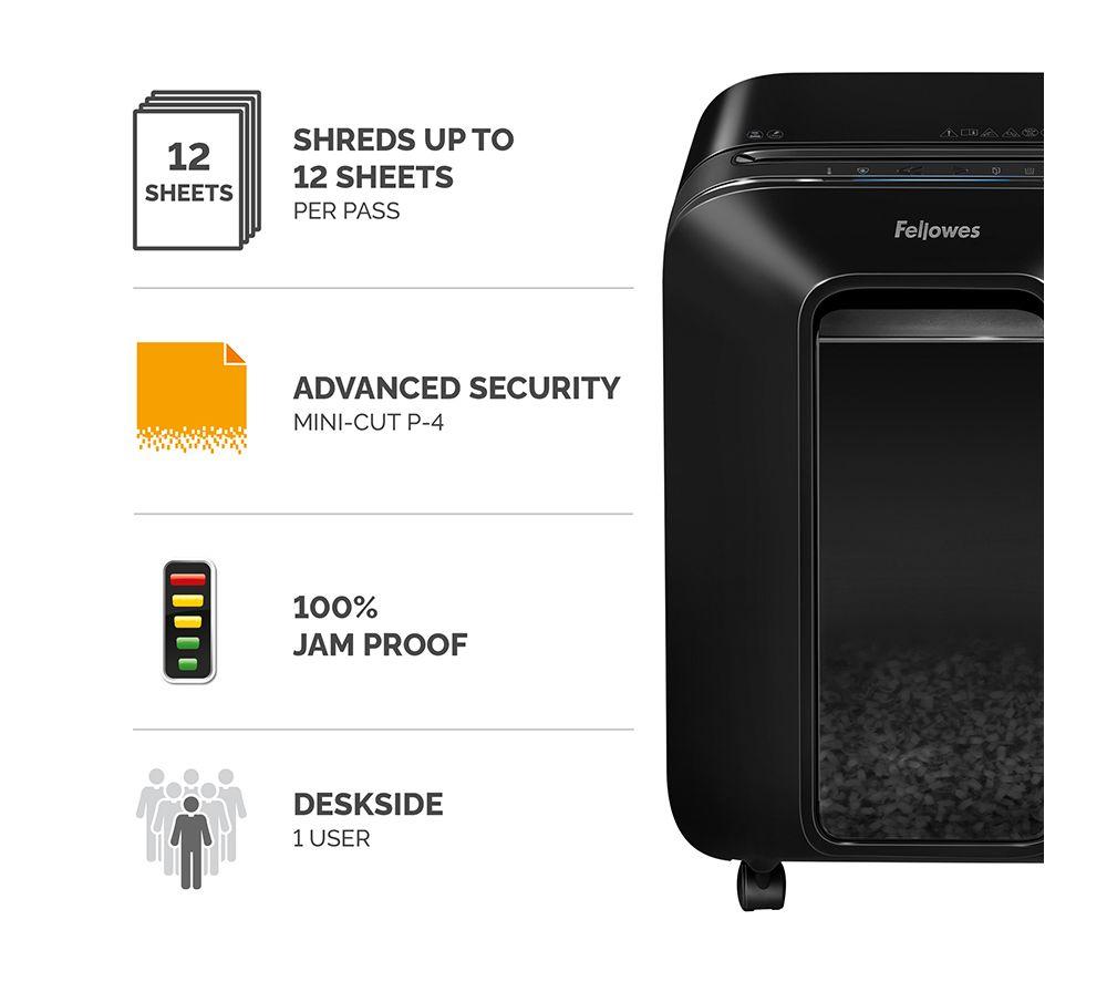 FELLOWES Powershred LX200 Mini Cut Paper Shredder image number 2 of 10
