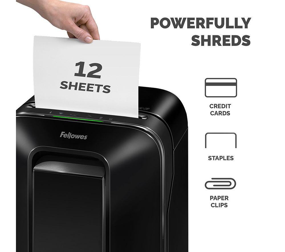 FELLOWES Powershred LX200 Mini Cut Paper Shredder image number 3 of 10