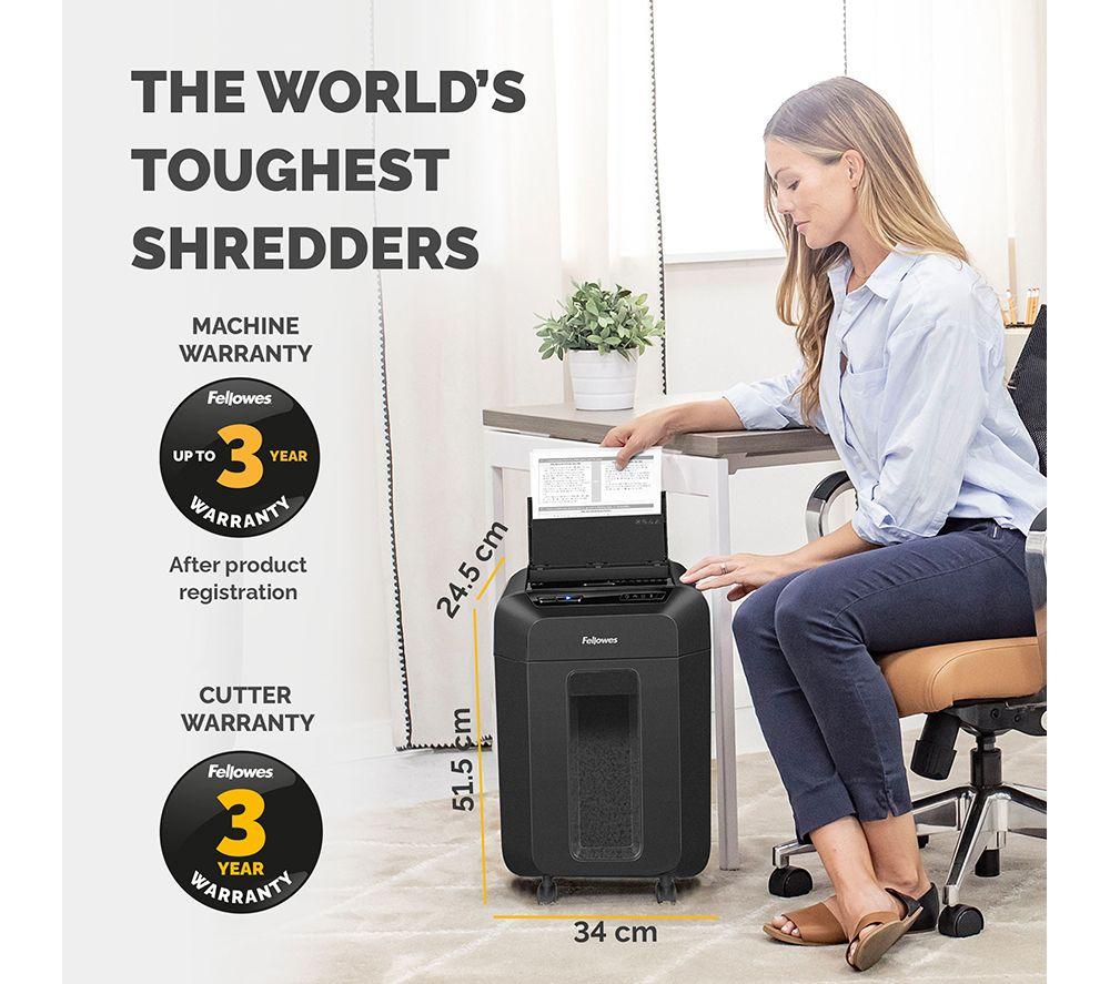 FELLOWES AutoMax 90M Mini Cut Paper Shredder image number 9 of 9
