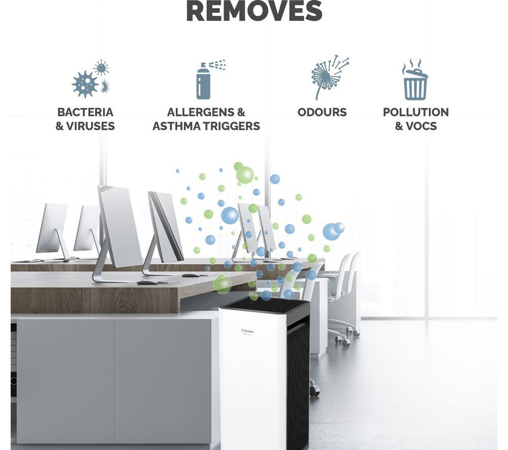 FELLOWES AeraMax SV Air Purifier - White & Black image number 2 of 8