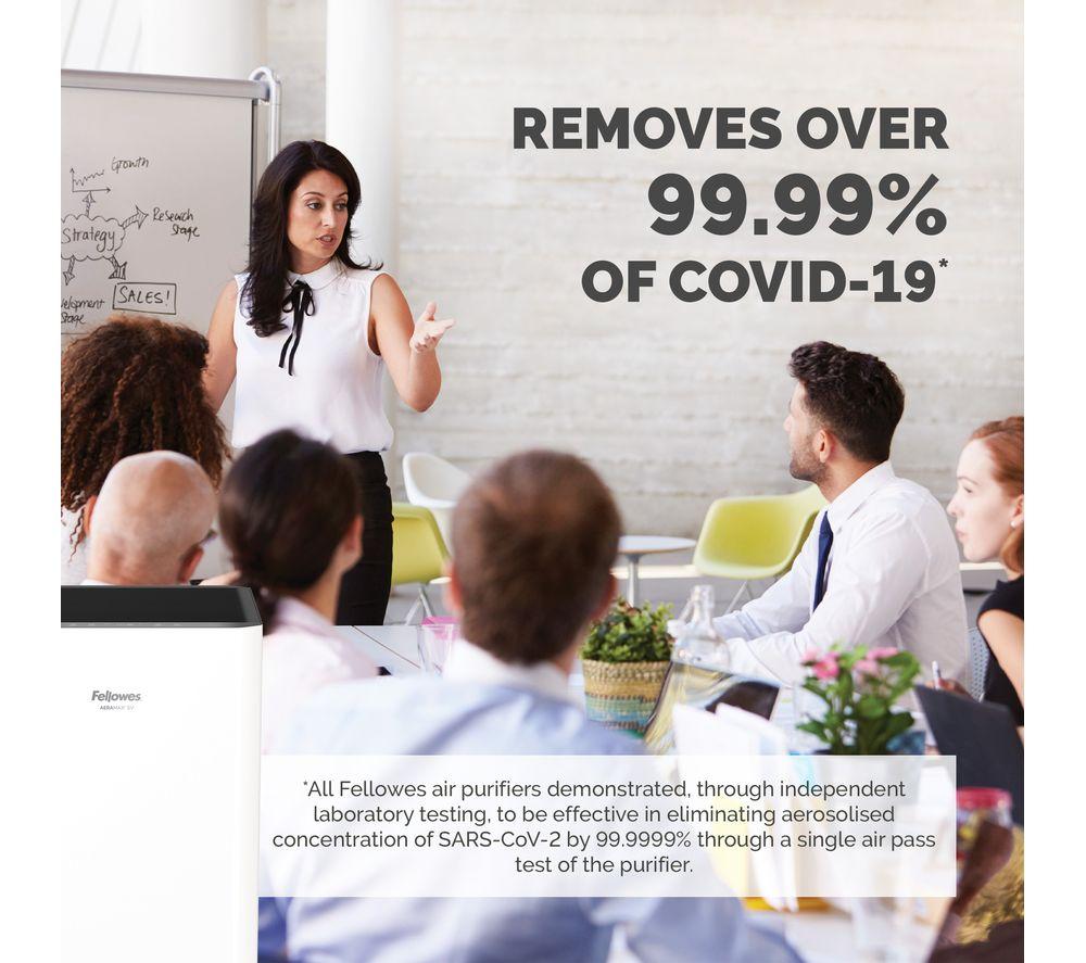 FELLOWES AeraMax SV Air Purifier - White & Black image number 6 of 8