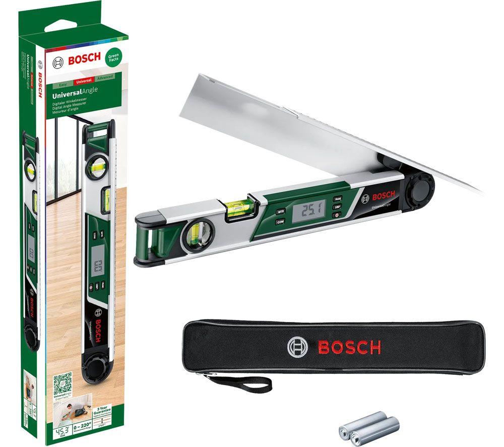 BOSCH UniversalAngle Cordless Angle Measurer - Green & Silver image number 2 of 6