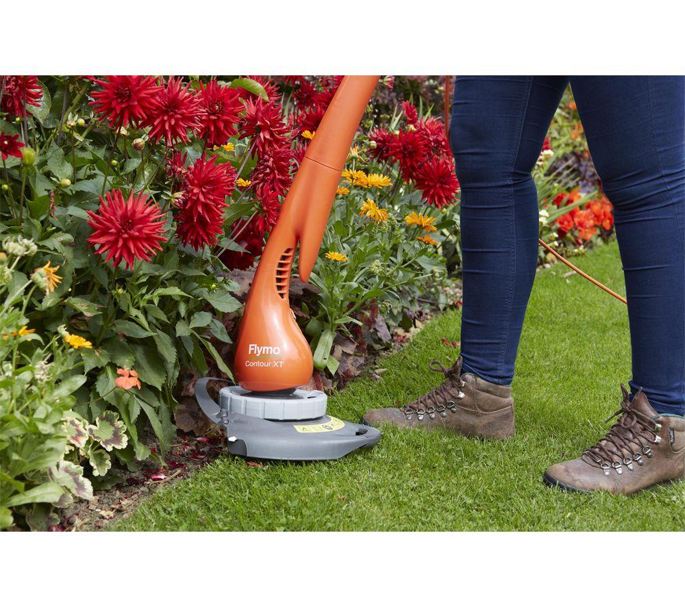 FLYMO Speedi-Mo 360C Rotary Lawn Mower & Contour XT Corded Grass Trimmer Bundle image number 8 of 12