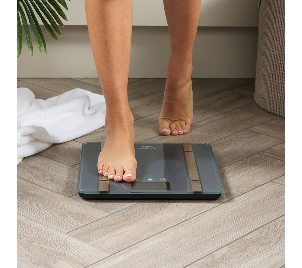 SALTER SA00432GFEU6 Smart Bathroom Scale - Grey image number 3 of 8