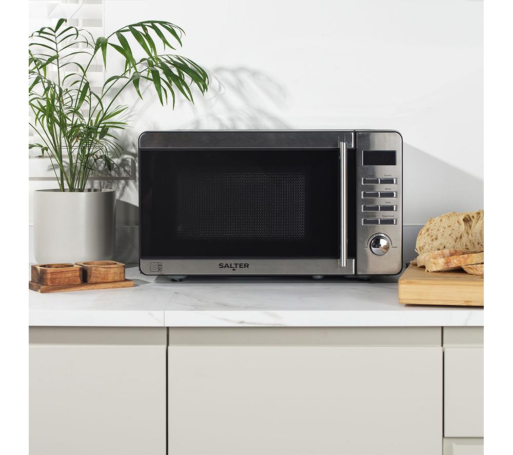 SALTER EK5746 Solo Microwave - Stainless Steel